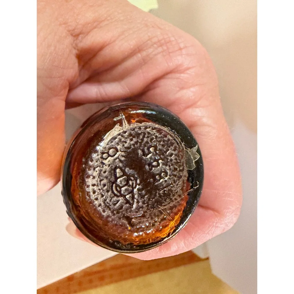 Illinois Glass Company vintage amber